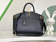 Louis Vuitton Vendôme MM bag in black Taurillon and calfskin leather 36×29×15cm - 1