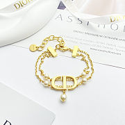  Dior Petit CD Circle bracelet in gold-finish - 1