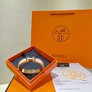 Hermès Clic H bracelet in printed enamel - 3