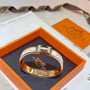 Hermès Clic H bracelet in printed enamel - 2