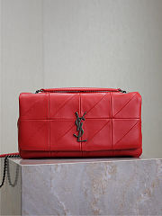 Saint Laurent Jamie bag in red lambskin leather 25x15x7.5 cm - 1