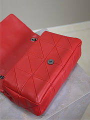 Saint Laurent Jamie bag in red lambskin leather 25x15x7.5 cm - 6