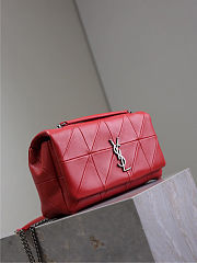 Saint Laurent Jamie bag in red lambskin leather 25x15x7.5 cm - 5