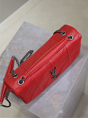 Saint Laurent Jamie bag in red lambskin leather 25x15x7.5 cm - 2