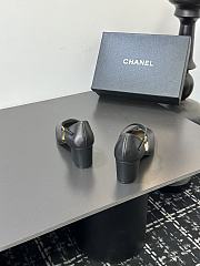 Chanel slingback heels in a black color - 5