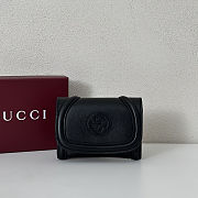 Gucci Blondie leather card case in black color 11x9 cm - 1