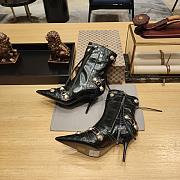 Balenciaga Cagole 90mm ankle boots in black heel 9 cm - 4