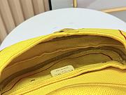 Dior Saddle Bag with Strap Yellow and Red Book Cover Embroidery 24×16×18cm - 2