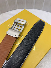 Burberry TB reversible leather belt 35 mm - 2