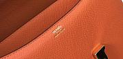 Hermès Constance 18 bag, featuring orange leather with gold hardware  - 3