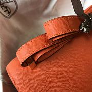 Hermès Constance 18 bag, featuring orange leather with gold hardware  - 2