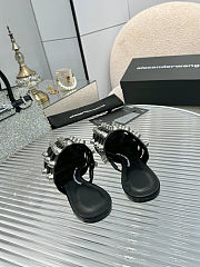 Alexander Wang Women's Rexa Cage Slides in black - 6
