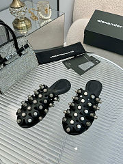 Alexander Wang Women's Rexa Cage Slides in black - 3