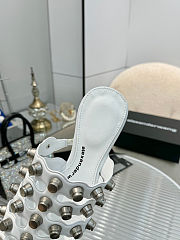 Alexander Wang Women's Rexa Cage Slides in white - 3