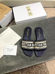 Christian Dior Dway slides in deep blue - 5