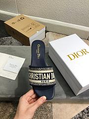 Christian Dior Dway slides in deep blue - 4
