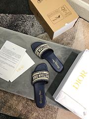 Christian Dior Dway slides in deep blue - 3