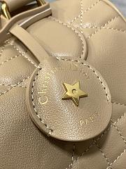 Dior Groove 20 Bag in Biscuit Macrocannage Calfskin 20.5x13.5x12 cm - 6