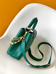 Louis Vuitton Capucines BB in Emerald Green, 27x17.3x9 cm - 5