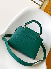 Louis Vuitton Capucines BB in Emerald Green, 27x17.3x9 cm - 6