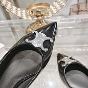 Celine Alma Triomphe slingback flats in black - 4
