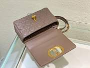 Christian Dior Small Bag Calfskin Cannage Caro In Taupe Color Size 20 cm - 6