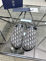 Dior Aqua mules in Dior Oblique jacquard - 4