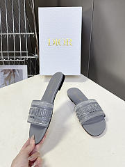 Christian Dior Dway slides in gray - 6