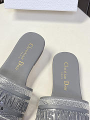 Christian Dior Dway slides in gray - 3