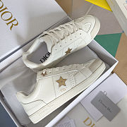 Christian Dior Star sneakers in white calfskin and suede calfskin - 6