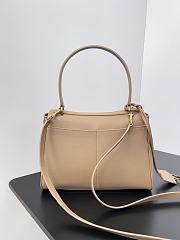 Balenciaga Rodeo Mini leather handbag in latte 29x20x10cm - 4