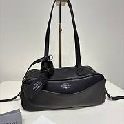 Balenciaga Carrie Bowling Bag in black leather 31x12x12 cm - 5