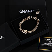 Chanel gold tone link bracelet - 4