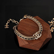 Chanel gold tone link bracelet - 2