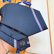 Louis Vuitton navy blue tie - 5