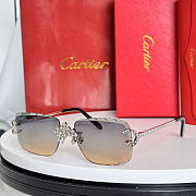 Cartier Rimless Custom Diamond sunglasses - 1