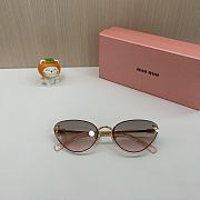 Miu Miu Miu Glimpse oval-frame sunglasses - 6