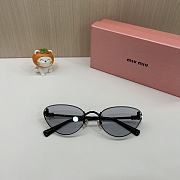 Miu Miu Miu Glimpse oval-frame sunglasses - 4