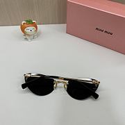 Miu Miu Miu Glimpse oval-frame sunglasses - 5
