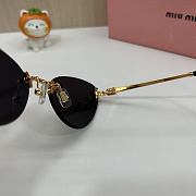 Miu Miu Miu Glimpse oval-frame sunglasses - 3