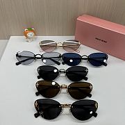 Miu Miu Miu Glimpse oval-frame sunglasses - 2