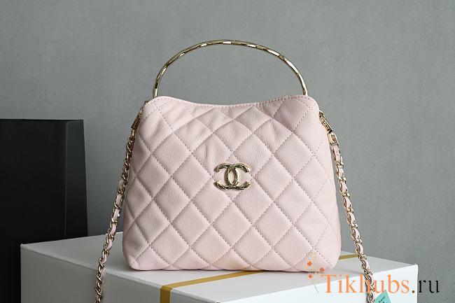 Chanel Clutch 25s with chain in light power color size 18x13x7 cm - 1