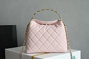 Chanel Clutch 25s with chain in light power color size 18x13x7 cm - 5