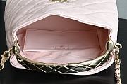 Chanel Clutch 25s with chain in light power color size 18x13x7 cm - 2