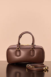 Miu Miu Arcadie leather bag in a dark brown color 27*12*9cm - 6