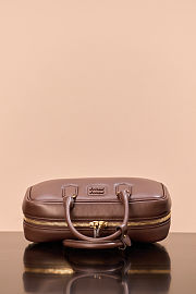 Miu Miu Arcadie leather bag in a dark brown color 27*12*9cm - 3