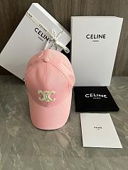 Celine cap in pink color - 1