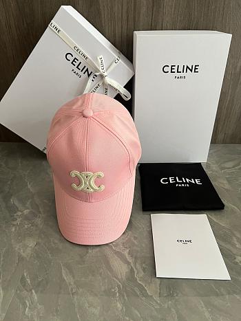 Celine cap in pink color