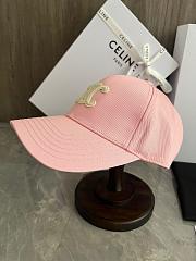 Celine cap in pink color - 4