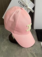 Celine cap in pink color - 3